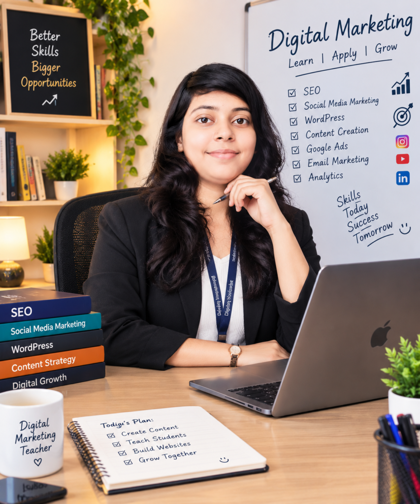 digital marketing trainer workspace